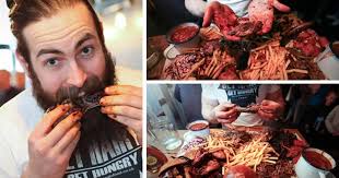 Competitive eater fails epic food challenge by a single pot of beans