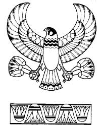 It lasted from around 3150 bc to around 30 bc, but its legacy lives on today. Ancient Egypt Eagle God Horus Emblem Coloring Page Ancient Egypt Coloring Library