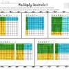 Now, just multiply the numbers as you usually would in ordinary multiplication. 1