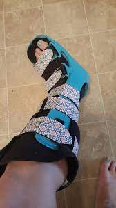 Walking Boot Duct Tape And Spray Paint Walking Cast Boot Walking Cast Walking Boots