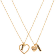 Check spelling or type a new query. Best Friends Mother Daughter Gold Heart Pendant Necklaces 2 Pack Claire S