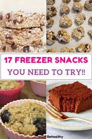 17 Healthy And Delicious Snack Recipes You Can Freeze Delicious Snacks Recipes Frozen Snack Snacks