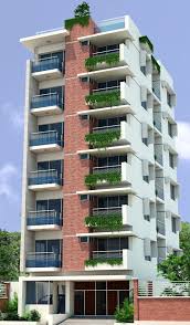 7 Storied Residential Building 3d View Facade Architecture Design Apartment Architecture Facade Architecture