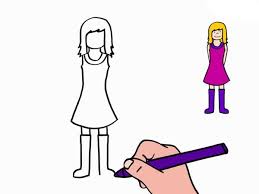 Apprendre A Dessiner Une Petite Fille En 3 Etapes Dessin Apprendre A Dessiner Petite Fille