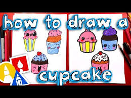 How To Draw Funny Cupcakes Safe Videos For Kids Learn how to draw a cute and super scary cupcake monster! how to draw funny cupcakes safe