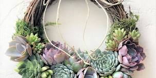 Living Succulent Wreath
