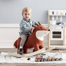 Renard A Bascule Kid S Concept Decoclico Jouet En Bois Pour Enfant Mixte Joli Animal Pour Remplacer Le Tradi Chambre Bebe Renard Decoration Renard Bascule Bebe