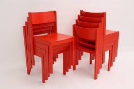 The average price for red dining room sets ranges from $100 to $2,000. Mid Century Modern Red Dining Room Chairs From E A Pollack Set Of 8 For Sale At Pamono