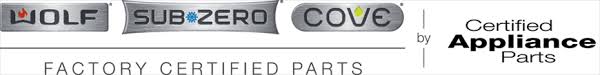Genuine wolf parts for ovens, ranges, cooktops, stoves. Manuals