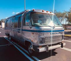 Image result for Bright Blue 1981 Motor Home
