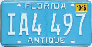 File Florida Antique Car License Plate Jpg Wikipedia
