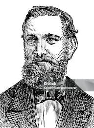 존 프랜시스 암스트롱 미국의 아이 랜드 땅 리그 19세기에 대한 스톡 벡터 아트 및 기타 이미지