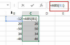 Multiplying two negative numbers results in a positive number because the product of two negative numbers can be described as the additive inverse of a pos multiplying two negative numbers results in a positive number because the product of. How To Change Negative Numbers To Positive In Excel Free Excel Tutorial