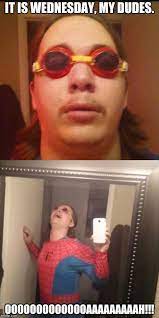 It Is Wednesday My Dudes Costume Check Out Alwaysatthefair On Instagram Halloweencostumes Iconic Vines Vine Costume Iconic Vines Costumes