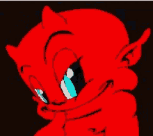 Google's design is red and facebook's has black horns and green eyes. Devil Smile Gifs Tenor