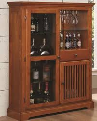 35 1/2 w x 59 d x 30 h. Coaster Mission Style Bar Cabinet Marbrisa In Brown Co 100625