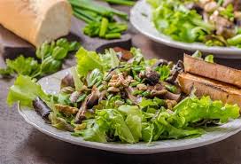 Champignons En Salade Recette Salade De Champignons Recette Salade Verte Recettes De Cuisine