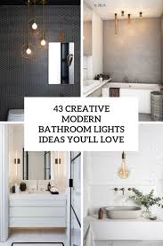 In our collection you'll discover a variety of. 43 Creative Modern Bathroom Lights Ideas You Ll Love Digsdigs