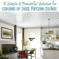 Covering Up Popcorn Ceilings