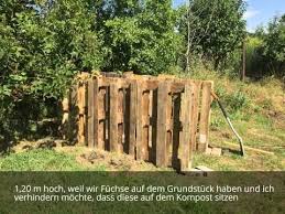 Komposter Aus Europaletten Selber Bauen Kompost Garten Deko Selber Bauen