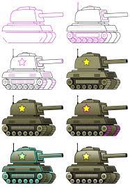 How To Draw A Tank Cartoon Realistic Drawings Tank Drawing Fire Truck Drawing