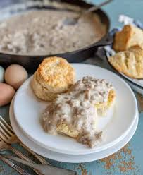 Image result for sausage gravy biscuits