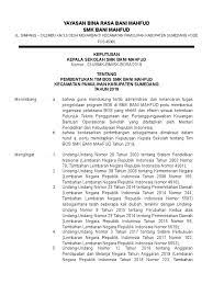(doc) contoh format notula rapat sekolah. Contoh Sk Tim Bos Reguler 2019