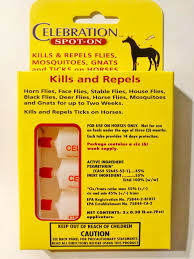 Ticks are usually big enough to spot. Celebration Spot On Kills And Repels Ticks On Horses 6 Week Supply For Sale