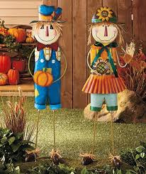 Metal Scarecrow Stakes Scarecrow Harvest Decorations Halloween Garden