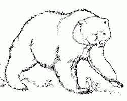 Bear was chosen as the state animal. Coloring Pages Of Bear To Print Coloring Home