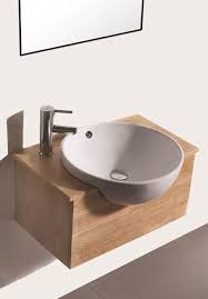 sanitair online eu wastafelmeubel hout houten wastafel badkamer kleine toiletruimte