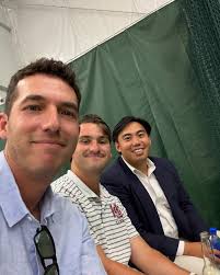 Great night at the inaugural Darryl Cummings Tennis Classic. Former  @hsctennis tiger @barrett.foster play mixed doubles against Genie Bouchard.  Well done @clarkcummings97 @connorcummings99 and @trevorshort_13 for  @inspiringdreamshq @cummingsathletics