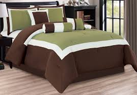 Maybe you would like to learn more about one of these? 5 Piece Oversize Sage Green Dark Brown White Color Block Comforter Set 54 X 88 Twin Size Bedding Amazon In Baby Products