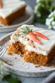 Carrot Sheet Cake With A Rich Cream Cheese Frosting This Is The Perfect Dessert For Any Occasion Especially Easter It Makes Enough T Food Sheet Cake Baking