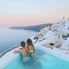 Imerovigli Santorini Photo From Maxrendell Santorini Imerovigli Pool Bestgreekhotels Best Travel Insurance Travel And Tourism Travel