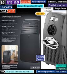 Oem lg air conditioner remote control lp1215gxr lp1214gxr lp1414shr 100% working. Lg Lp1215gxr 12 000 Btu Portable Air Conditioner Manual