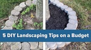 If you want to do landscaping projects but you are on a tight budget, you should consider adding some hammocks in your garden. 5 Diy Landscaping Tips On A Budget Youtube