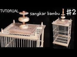 Cara membuat sangkar pleci minimalis. S19 Tutorial Cara Membuat Sangkar Bambu Sendiri Dirumah 2 By Djaybe Craft