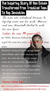 Chart The Inspiring Story Of How Eminem Transformed From