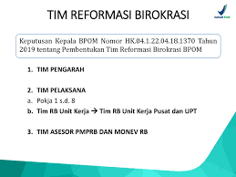 Setidaknya terdapat 8 area perubahan reformasi birokrasi yang harus dilakukan untuk mewujudkan pemerintahan berkelas dunia. Tim Reformasi Birokrasi Ppt Download