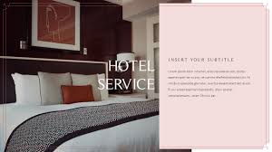 Dining room free powerpoint template. Hotel Service Powerpoint Presentation Slides