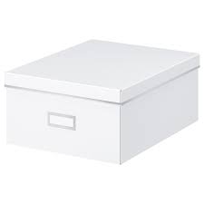 Ikea Scatola Con Coperchio In 2020 Kastendeckel Liatorp Regal Glasschrankturen