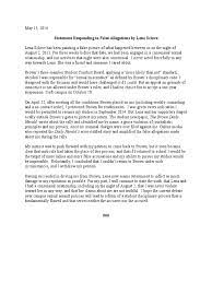 Free information and preview, prepared forms for you, trusted by legal professionals Statement Responding To False Allegations By Lena Sclove Consent Misconduct