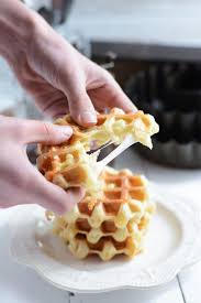 Gaufres De Liege Salees Au Fromage A Raclette Recette Cuisine Gaufre De Liege