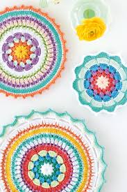 colourful crochet mandala patterns mollie makes