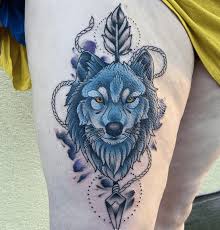 Tattooblend.com) at first glance this looks like any other landscape tattoo. 200 Wolf Tattoo Ideas With Meanings And History Tattoo Stylist