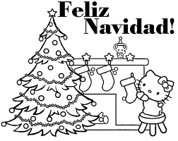 Arbol de navidad animado para colorear. Dibujos De Feliz Navidad Para Colorear E Imprimir Imagenes Feliz Navidad