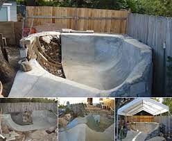 Diy Backyard Bowl Installment 4 Backyard Skatepark Diy Backyard Diy Bowl