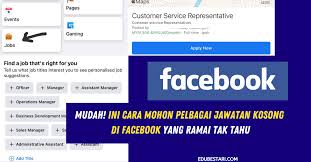 Jawatan kosong mmc 2016 updated : Mudah Ini Cara Mohon Pelbagai Jawatan Kosong Di Facebook Yang Ramai Tak Tahu Edu Bestari