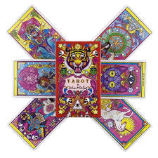 El Dios De Los Tres Tarot Cards A 78 Tiger Deck Oracle English Visions  Divination Edition Borad Playing Games - AliExpress